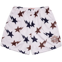 Eric 3manu3l EE Basic Shorts Bape Cream Stars